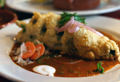 Little Donkey's chile relleno