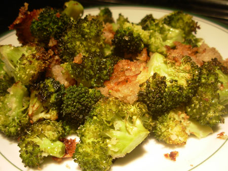 Roquefort Roasted Broccoli