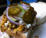 Torta de chorizo con huevos