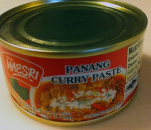 Canned Thai curry paste