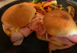 Grilled Pineapple Ham sandwich from Urban Cookhouse
